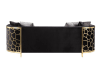 Fergal Sofa in Black Velvet Gold Finish by Acme - 55665 - Image 4 of 0