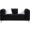Phifina Loveseat in Black Velvet Finish by Acme - 55921 - Image 1 of 0