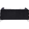 Phifina Loveseat in Black Velvet Finish by Acme - 55921 - Image 3 of 0