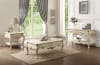 Ragenardus Sofa in Gray Fabric & Antique White Finish by Acme - 56020 - Image 5 of 0