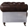 Aberdeen 2 Piece Sofa Set in Vintage Brown Top Grain Leather & Aluminum Finish by Acme - 56590-S - Image 5 of 0
