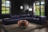 Birdie 5 Piece Sectional in Vintage Blue Top Grain Leather Finish by Acme - 56595-SEC - Image 1 of 0