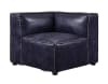 Birdie 5 Piece Sectional in Vintage Blue Top Grain Leather Finish by Acme - 56595-SEC - Image 4 of 0