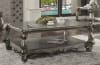 Versailles Loveseat in Silver PU & Antique Platinum Finish by Acme - 56821 - Image 3 of 0