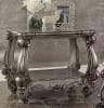 Versailles Chair in Velvet & Antique Platinum Finish by Acme - 56827 - Image 5 of 0