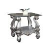 Versailles Loveseat in Velvet & Antique Platinum Finish by Acme - 56841 - Image 5 of 0