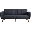 Bernstein Adjustable Sofa in Gray Linen & Walnut Finish by Acme - 57192 - Image 3 of 0