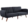 Bernstein Adjustable Sofa in Gray Linen & Walnut Finish by Acme - 57192 - Image 4 of 0