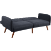 Bernstein Adjustable Sofa in Gray Linen & Walnut Finish by Acme - 57192 - Image 5 of 0