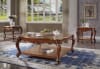 Picardy Sofa in PU & Vintage Cherry Oak Finish by Acme - 58221 - Image 5 of 0