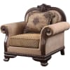 Chateau De Ville Chair in Fabric & Espresso Finish by Acme - 58267 - Image 2 of 0