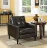 Balin Accent Chair in Espresso PU Finish by Acme - 59046 - Image 1 of 0