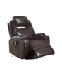 Waterlily Rocker Recliner w/Swivel in Brown PU Finish by Acme - 59278 - Image 5 of 0