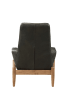 Dolphin Accent Chair in Black Top Grain Leather Finish by Acme - 59533 - Image 5 of 0