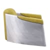 Brancaster Accent Chair in Yellow Top Grain Leather & Aluminum Finish by Acme - 59624 - Image 4 of 0