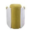 Brancaster Accent Chair in Yellow Top Grain Leather & Aluminum Finish by Acme - 59624 - Image 5 of 0