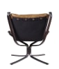 Carney Accent Chair in Coffee Top Grain Leather Finish by Acme - 59831 - Image 5 of 0