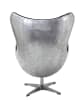 Brancaster Accent Chair in Pattern Fabric & Aluminum Finish by Acme - 59835 - Image 4 of 0