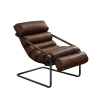 Dolgren Accent Chair in Sahara Top Grain Leather & Matt Iron Finish by Acme - 59948 - Image 3 of 0