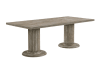 Gabrian 7 Piece Dining Room Set in Reclaimed Gray Finish by Acme - 60170 - Image 3 of 0