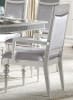 Maverick 7 Piece Dining Room Set in Fabric & Platinum Finish by Acme - 61800 - Image 4 of 0