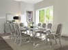 Francesca 7 Piece Dining Room Set in Champagne Finish by Acme - 62080 - Image 1 of 0