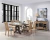 Nathaniel 7 Piece Dining Room Set with Arm Chair by Acme - 62330-62333 - Image 2 of 0