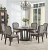Selma 5 Piece Round Table Dining Room Set in Tobacco Finish by Acme - 64085 - Image 1 of 0