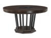 Selma 5 Piece Round Table Dining Room Set in Tobacco Finish by Acme - 64085 - Image 3 of 0