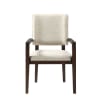 Niamey 7 Piece Dining Room Set in Fabric & Walnut Finish by Acme - 64850 - Image 5 of 0