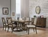 Aurodoti 7 Piece Dining Room Set in Oak Finish by Acme - 66100 - Image 1 of 0