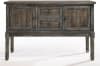 Leventis 7 Piece Dining Room Set in Weathered Gray Finish by Acme - 66180 - Image 4 of 0