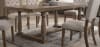 Bernard 7 Piece Dining Room Set in Weathered Oak Finish by Acme - 66185 - Image 2 of 0