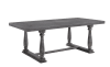 Bernard 7 Piece Dining Room Set in Fabric & Weathered Gray Oak Finish by Acme - 66190 - Image 3 of 0