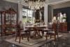Picardy 5 Piece Round Table Dining Room Set in PU & Cherry Oak Finish by Acme - 68225 - Image 2 of 0