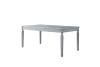 House Marchese 7 Piece Dining Room Set in Two Tone Gray Fabric & Pearl Gray Finish by Acme - 68860 - Image 3 of 0