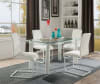 Gordie 5 Piece Dining Room Set in White Finish by Acme - 70260-70262 - Image 1 of 0
