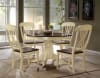 Dylan 5 Piece Round Table Dining Room Set in Buttermilk & Oak Finish by Acme - 70330 - Image 1 of 0