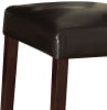 Idris 7 Piece Counter Height Dining Set in Faux Marble & Espresso Finish by Acme - 70355 - Image 5 of 0