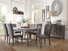 Godeleine 7 Piece Dining Room Set in Weathered Gray Oak Finish by Acme - 70415 - Image 1 of 0