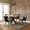 Hosmer 5 Piece Dining Room Set in Oak & Antique Black Finish by Acme - 70420 - Image 1 of 0