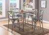 Kaelyn II 5 Piece Counter Height Dining Set in Gray Oak & Sandy Gray Finish by Acme - 70465 - Image 1 of 0