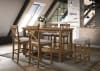Martha II 7 Piece Counter Height Dining Set in Weathered Oak Finish by Acme - 70830 - Image 1 of 0