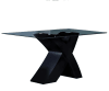 Pervis 5 Piece Dining Room Set in Black Finish by Acme - 71110 - Image 2 of 0