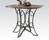 Kiele 5 Piece Counter Height Dining Set in Oak & Antique Black Finish by Acme - 71155-71158 - Image 2 of 0