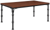 Vriel 7 Piece Dining Room Set in Dark Oak & Black Finish by Acme - 71580 - Image 2 of 0