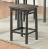Percie 5 Piece Counter Height Dining Set in Dark Antique Oak & Antique Black Finish by Acme - 71645 - Image 3 of 0