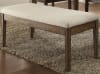 Claudia 7 Piece Dining Room Set in White Marble & Salvage Brown Finish by Acme - 71715 - Image 5 of 0