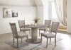 Gabrian 5 Piece Round Table Dining Room Set in Reclaimed Gray Finish by Acme - 71725 - Image 1 of 0