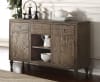 Parker 7 Piece Dining Room Set with Wood Top in Salvage Oak Finish by Acme - 71738 - Image 5 of 0